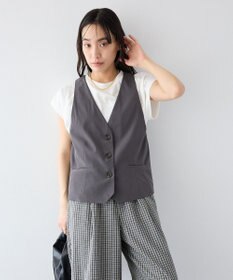 CRAFT STANDARD BOUTIQUE バックスリットショートベスト