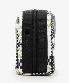 LeSportsac SQUARE COSMETIC/ピクセルスクランブルチェック