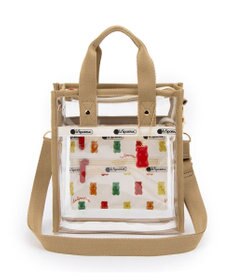 LeSportsac CLEAR MINI N/S TOTE/ハリボーゴールドベアーズ/クリア