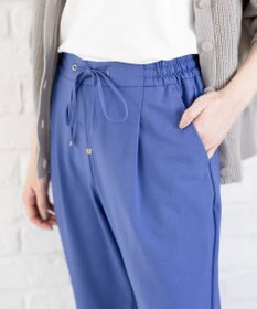 ANY 【ウエストゴム/ストレッチ/セットアップ可】イージィケアストレッチテーパードパンツ