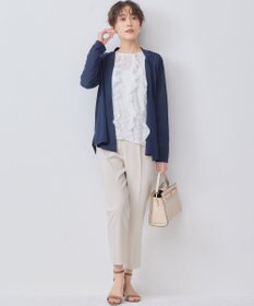 組曲 L 【冷房対策】パウダリージョーゼットカーディガン