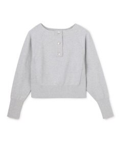 uncrave スウェットライクニット ヘンリーネックトップス