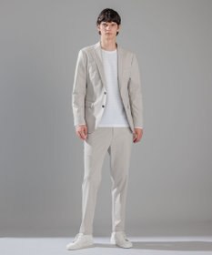 JOSEPH HOMME メランジリップル　クルーネックカットソー