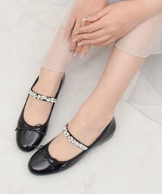 Bridget Birkin 【Bridget Birkin】ビジューストラップバレエシューズ