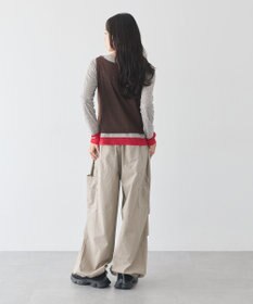 earth music&ecology SET2点ハイショクシアータンクトップ+ロンT