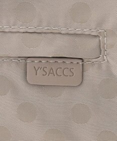 Y'SACCS ドットジャガードポーチ付きトートバッグ