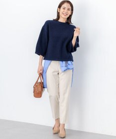 組曲 S ハーフスリーブミルド ニットプルオーバー