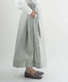 muuc 【土の凹凸を表現したナイロン素材】テレイン スカート