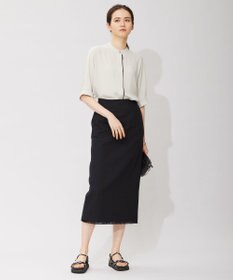 ICB コットンリネンキャンバス スカート