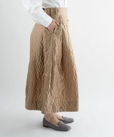 muuc 【土の凹凸を表現したナイロン素材】テレイン スカート