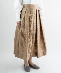 muuc 【土の凹凸を表現したナイロン素材】テレイン スカート