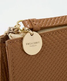 TOPKAPI 【TREASURE TOPKAPI】クロスエンボス レザー L字ファスナー 長財布