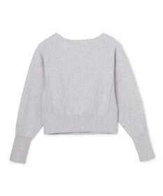 uncrave スウェットライクニット ヘンリーネックトップス