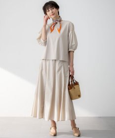 23区 S 【汗じみ防止/洗える】ギャザーディテール カットソー