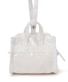 LeSportsac MICRO WEEKENDER CHARM/ホワイトグリマーシャイン