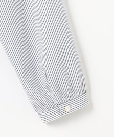 J.PRESS LADIES ソフトジョーゼット ストライプ プリント ブラウス