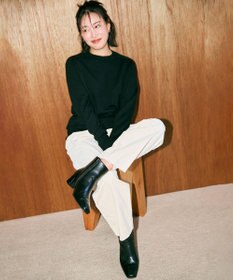 Pointer 【石岡真実さん着用】本革ショートブーツ