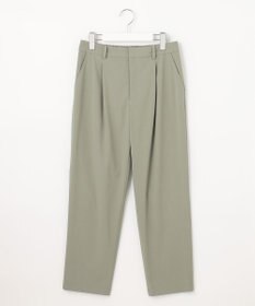 J.PRESS LADIES 【洗える】マイクロタイプライターストレッチ テーパード パンツ