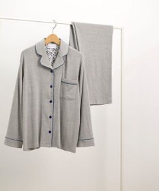 une nana cool 【綿100%】やわらか杢フライスパジャマ MADE WITH LIBERTY FABRIC