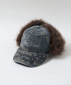 WEGO ラインストーンドッグイヤーキャップ