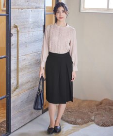 Tiaclasse 【ダブルクロス・洗える】アシメタックスカート