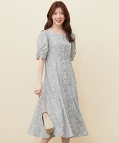 ANY SIS 【洗える】ファジープリント ワンピース