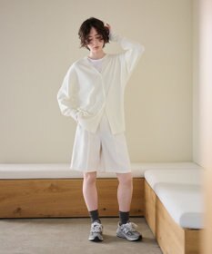 #Newans 【洗える】ファインボタンＶネックカーディガン