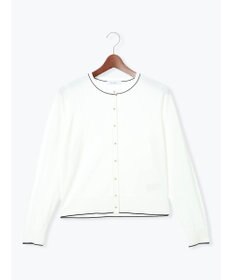 Te chichi 14G綿ポリクルーカーディガン