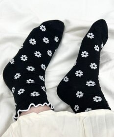 WEGO モチーフ総柄メロークルーソックス