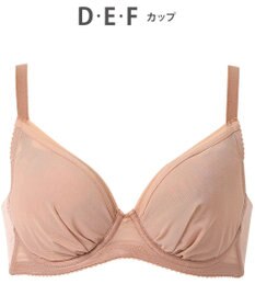 WACOAL 【小さく見せるブラ】 シンプル ブラジャー 着やせ効果 コンパクトにメイク バストの突出をおさえる 背中の段差を軽減 大きいサイズ レディース BRB452 /ワコール