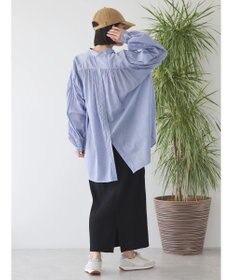 AMERICAN HOLIC カルゼギャザーシャツチュニック