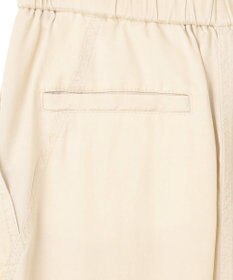 BEIGE， 【洗える】PAWPAW / ウエストリボンタックスカート