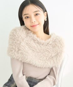 earth music&ecology ＳＥＴ２点ケープ＋リブニットプルオーバー