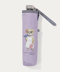 MOONBAT 【遮光率100％/遮熱/UV/軽量】POLO RALPH LAUREN（ポロ ラルフローレン）晴雨兼用日傘  ポロベア 折りたたみ傘