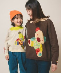 ami amie 【UNISEX】カラフルくまプルオーバー 85cm～130cm