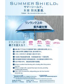 JOSEPH HOMME 【遮光率100%/UVカット100%/晴雨兼用/大きめ】  東レ サマーシールド 折りたたみ傘61cm