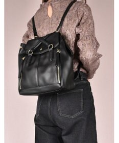 LA BAGAGERIE 【MONICA】フェイクレザー2WAYリュック