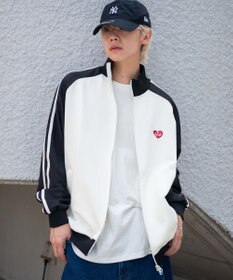 WEGO 【ユニセックスITEM/MLサイズ展開】ラグランライントラックジャケット