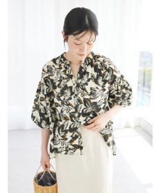 CRAFT STANDARD BOUTIQUE インド綿アソート柄シャツチュニック