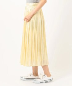 ANY L 【洗える】シャイニーサテン スカート