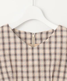 Feroux 【洗える】サッカーチェック ワンピース