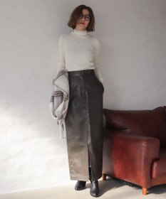 WEGO 【2025年秋冬新作】リブタートルニット