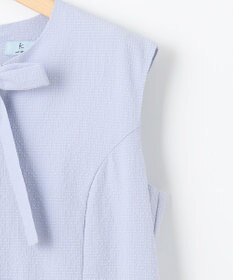 組曲 サッカーストレッチ ボウタイワンピース