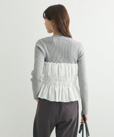 Green Parks ・ｓｗｉｎｇ　ｂｙ　ビスチェレイヤーハイネックニット