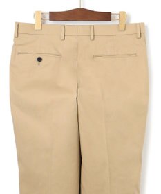 J.PRESS MEN 洗練されたデザインと機能性【ストレッチ】トリコチン ステムテーパード パンツ