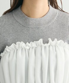 Green Parks ・ｓｗｉｎｇ　ｂｙ　ビスチェレイヤーハイネックニット