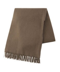 MOONBAT MACKINTOSH PHILOSOPHY ウール100%超大判無地ポンチョストール/幅70cm