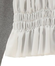 Green Parks ・ｓｗｉｎｇ　ｂｙ　ビスチェレイヤーハイネックニット