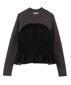 Green Parks ・ｓｗｉｎｇ　ｂｙ　ビスチェレイヤーハイネックニット