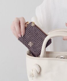 russet ナイロンラフィアスクエアマルチケース(Z-319)